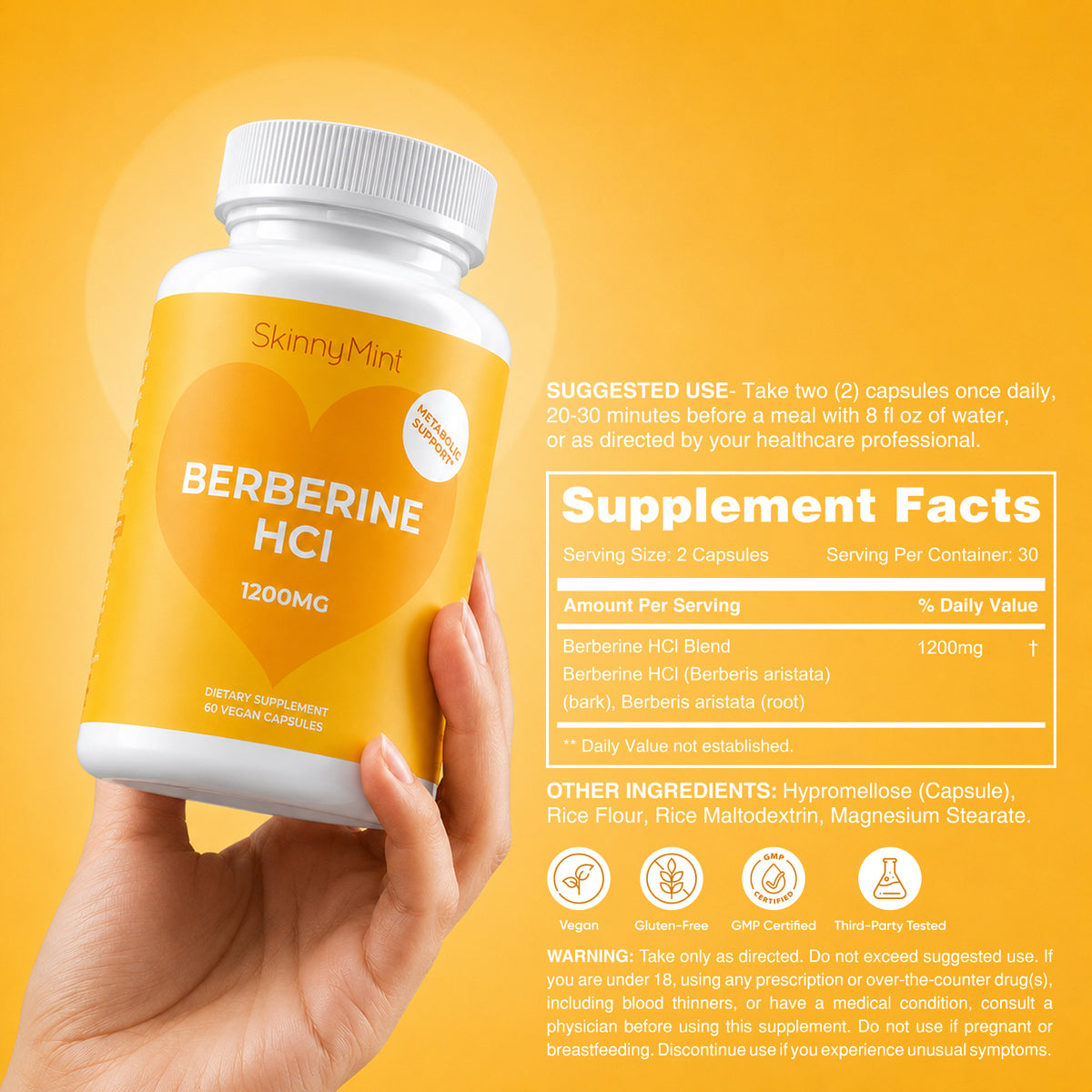 Berberine 1200mg