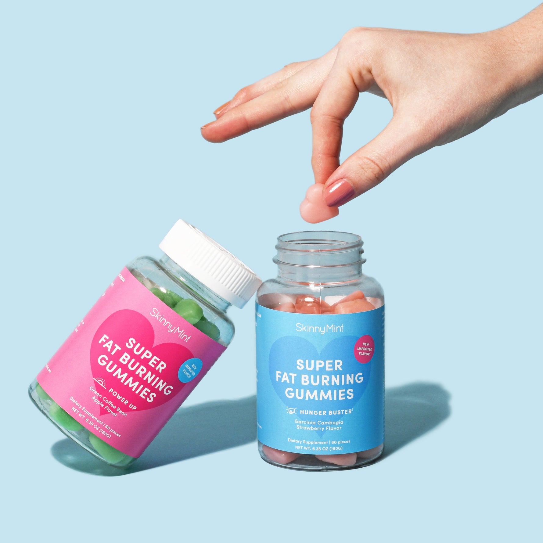 Fat Burning Weight loss Gummies Curbs Appetite SkinnyMint