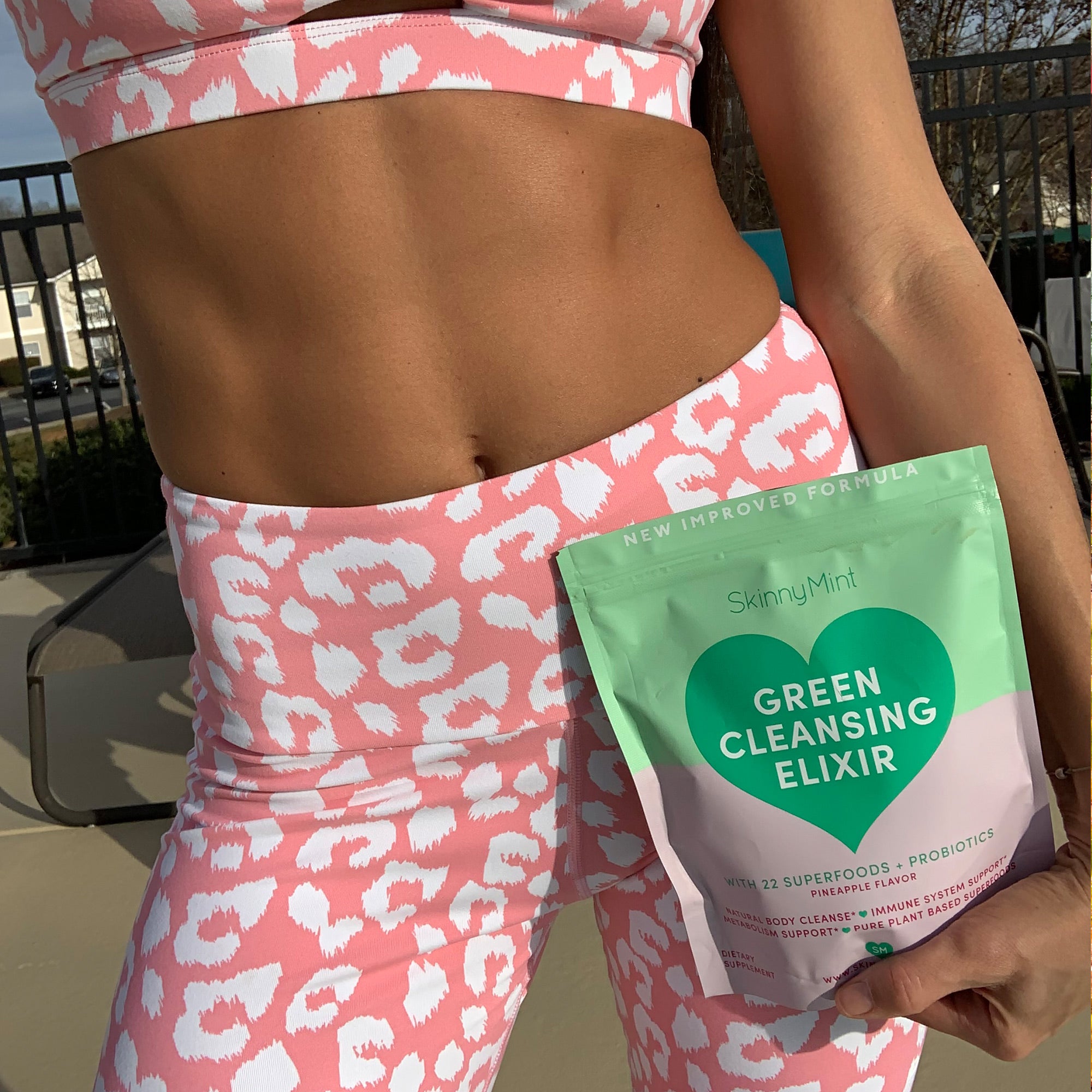 Abs with Green Cleansing Elixir