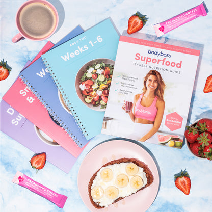 BodyBoss Superfood Nutrition Guide with toast